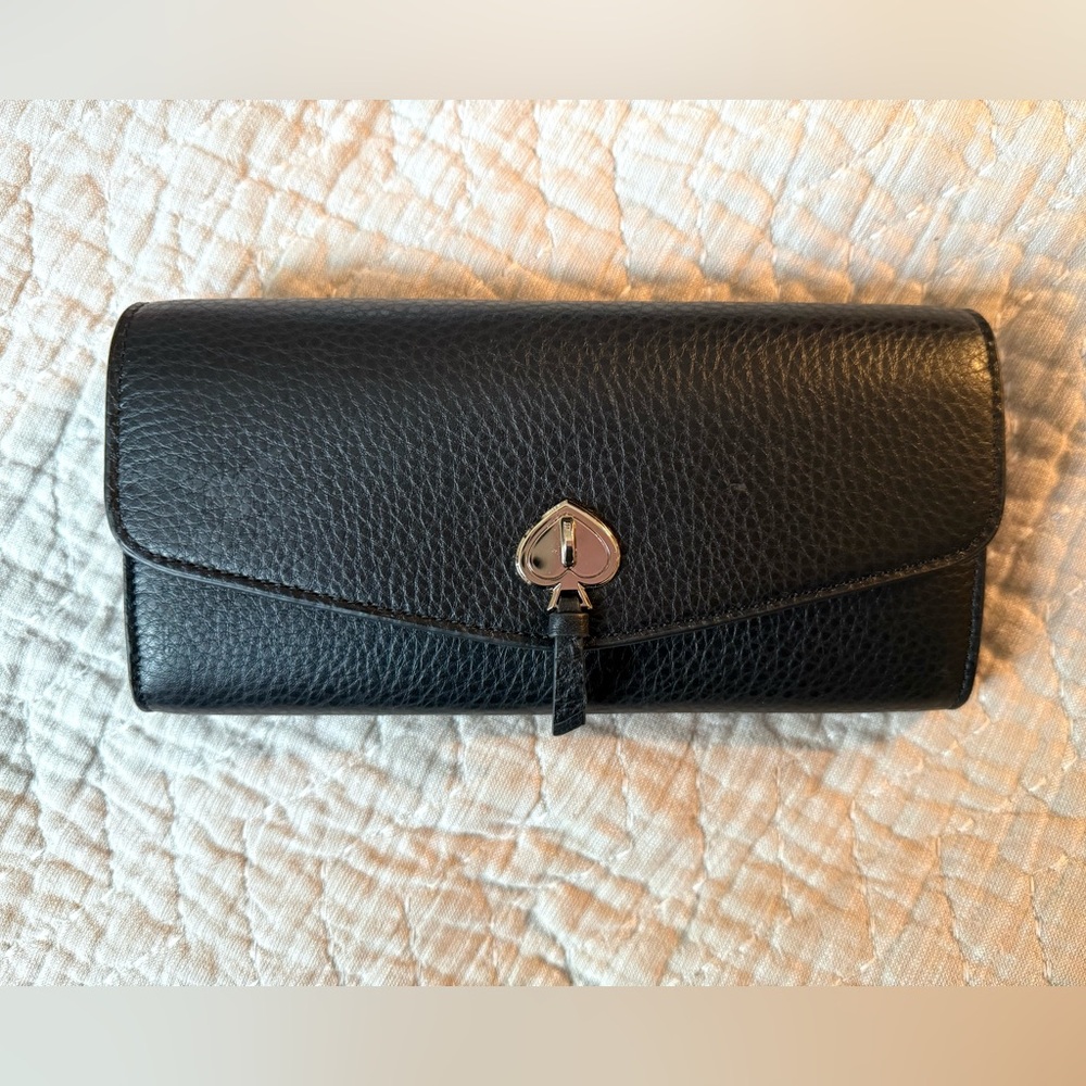 Black Leather Clutch